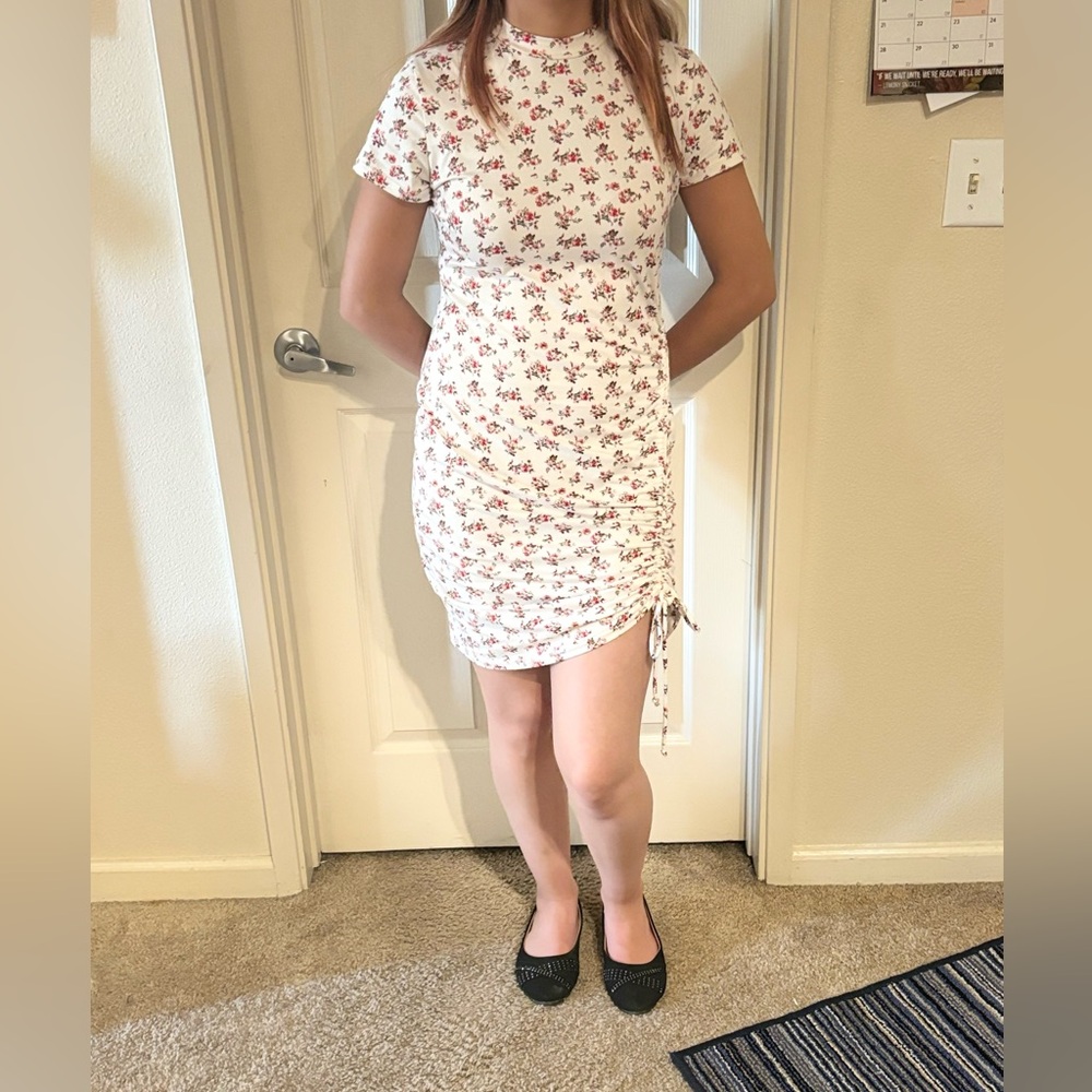 Very nice white dress made in Mexico.